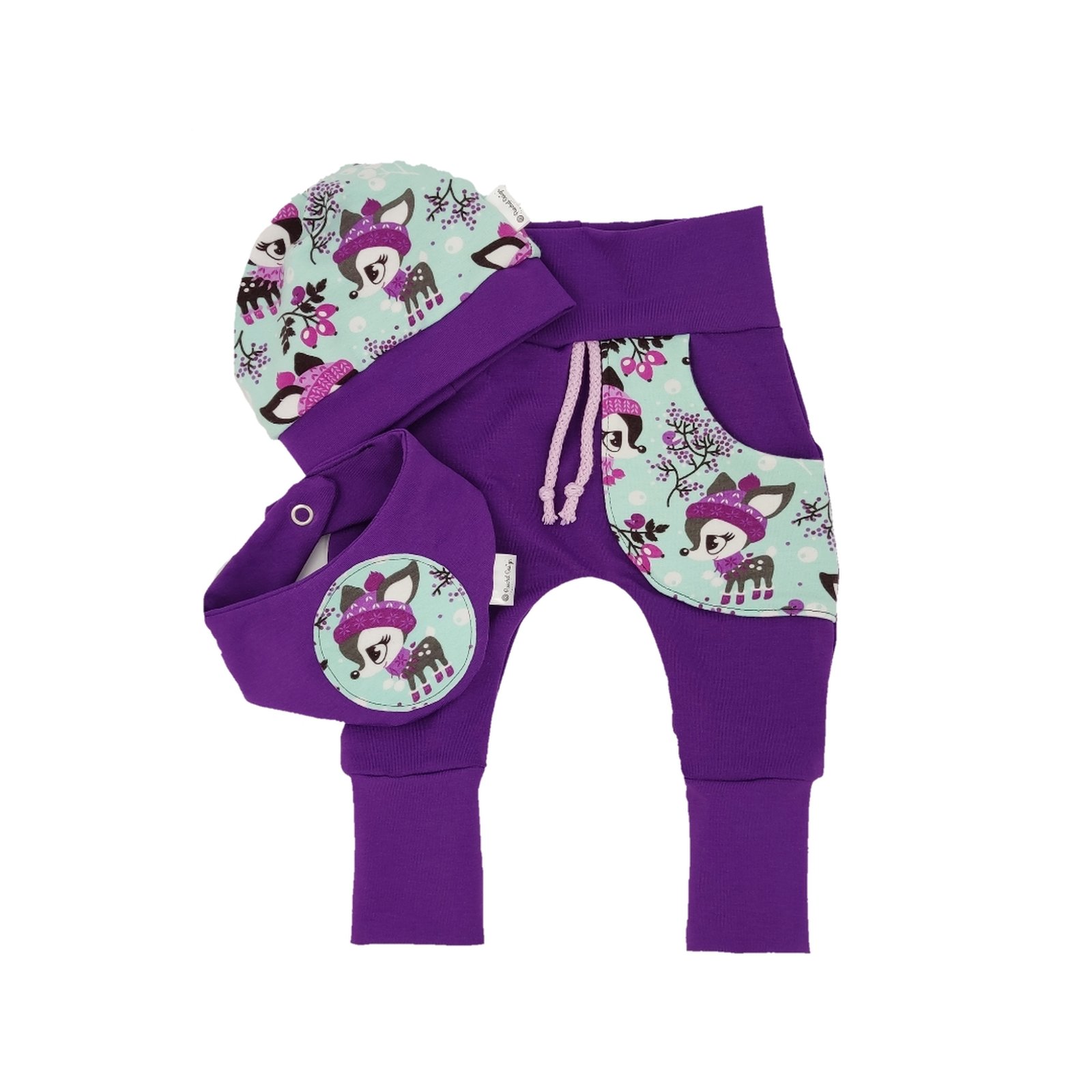 Baby Set Handmade Sterne Rosa Mint Puschel-Design - Puschel-Design® |  Handmade Baby-& Kindermode, 35,99 €