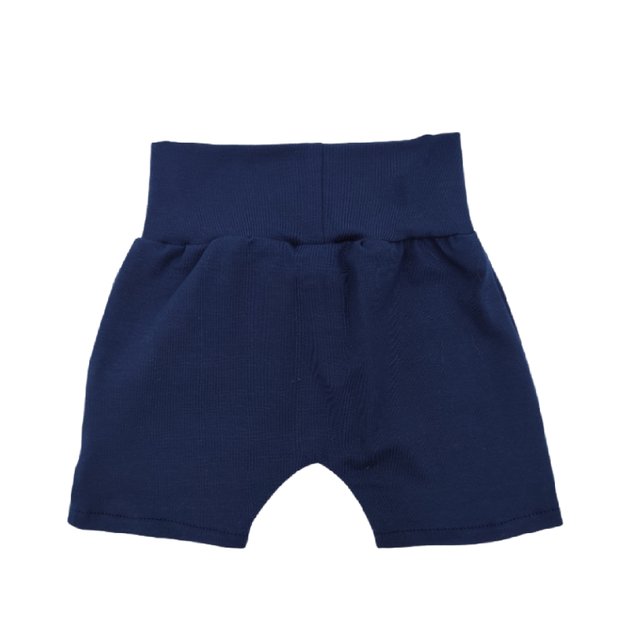 Baby Shorts mit Tasche Wale weiß blau