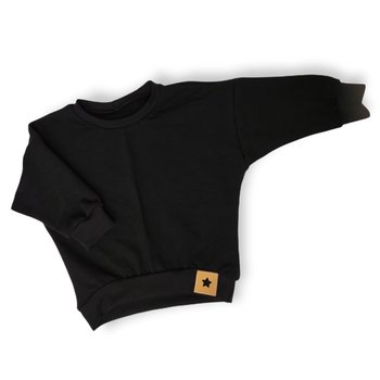Pullover Sweater schwarz mit Patch 62/68