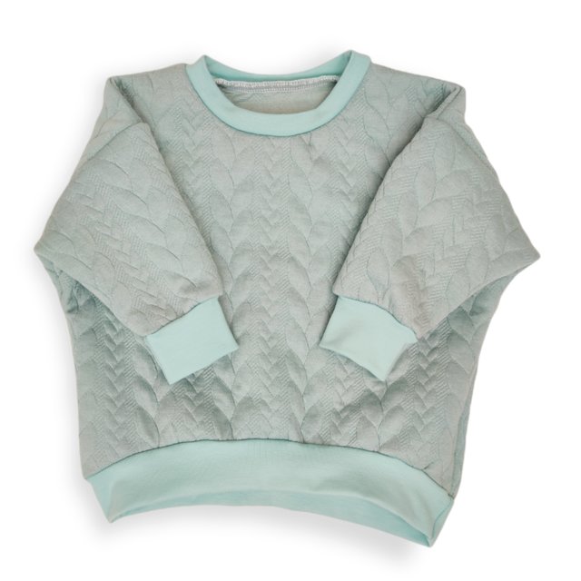 Pullover Sweater Zopfstrick mint